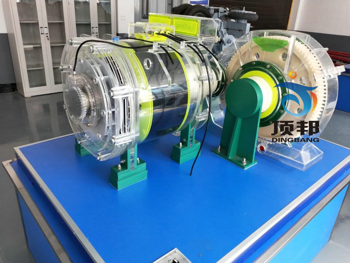 城市轨道交通车辆电机电器实训模型(图1) 牵引电动机及驱动装置模型